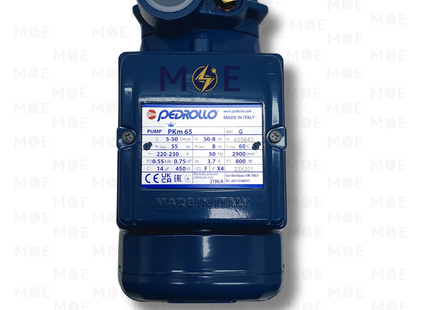 Pedrollo Water Pump with peripheral impeller 0.75HP | PKM 65 | موتور مياه