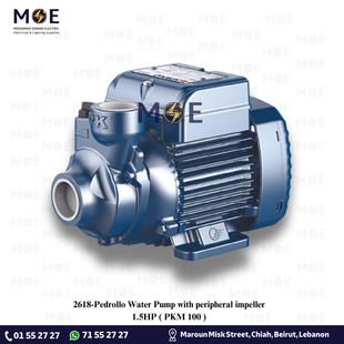 Pedrollo Water Pump with peripheral impeller 1.5HP | PKM 100 | موتور مياه