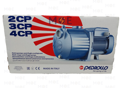 Pedrollo Water Pump Multi-stage centrifugal 0.75HP | PE2011-4CPM 80 | موتور مياه بلاستيك صامت