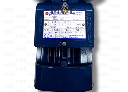 Pedrollo Water Pump Self-priming " JET " 0.75H | PE2063-JSWM/1AX | موتور مياه/شفاط مياه
