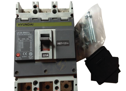 Hyundai MCB UCB250L-F 100KA 3P 160A Fix | دجنتور صناعي