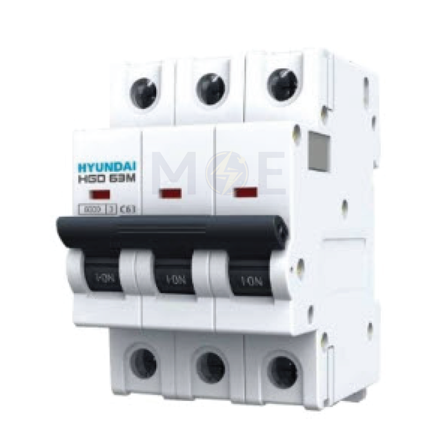 Hyundai MCB HGD63E 3KA 3P 40A | دجنتور كهرباء ثلاثة فاز