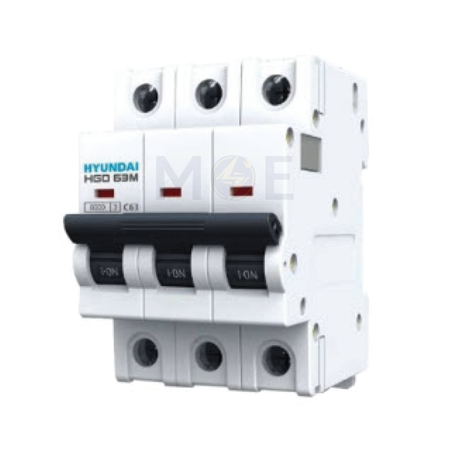 Hyundai MCB HGD63E 3KA 3P 20A | دجنتور كهرباء ثلاثة فاز