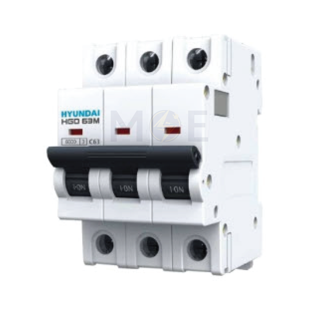 Hyundai MCB HGD63E 3KA 3P 16A | دجنتور كهرباء ثلاثة فاز