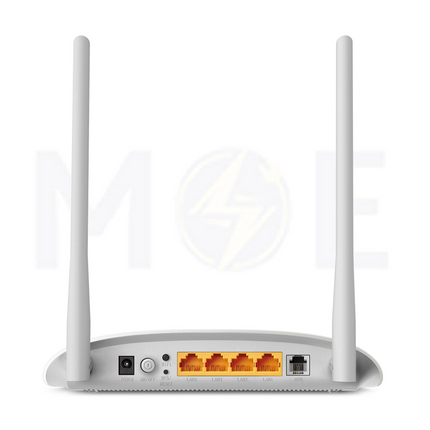 TP Link ADSL Modem Router 2 Antenna 300 Mbps | TD-W8961N
