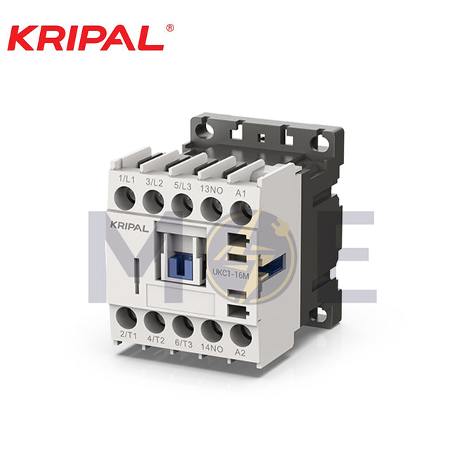Kripal Mini Contactor UKC1-16M 16/20A 3P+1NC 24V AC | ZJ-UKC1-16M-24NC | ميني كونتكتور