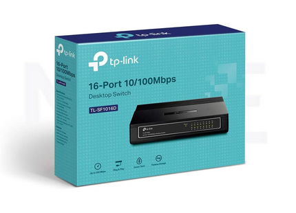 TP Link Ethernet Desktop Switch 16-Port 10/100 Mbps | TL-SF1016D
