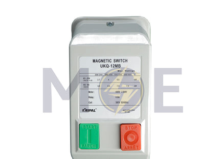 Kripal UKQ-12MB 2.5/4A 3P 380VAC 440V 1.5KW | ZJ-UKQ-12MB-2.5/04A | كونتكتور بعلبة مع ترميك