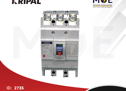 Kripal MCCB UKM-30-100s 50kA 3P 100A fix | M30-100S0753P | دجنتور صناعي