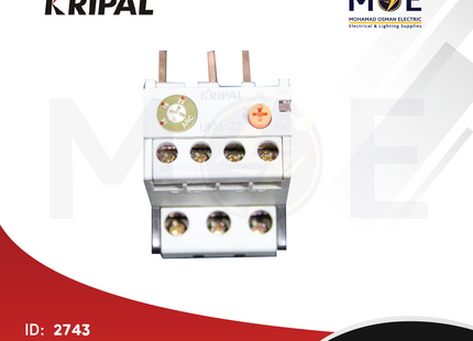 Kripal Thermal Relay For Cont. UKH-22 16-22A | ترميك للكونتكتور