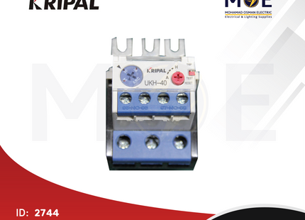 Kripal Thermal Relay For Cont. UKH-40 24-36A | ترميك للكونتكتور