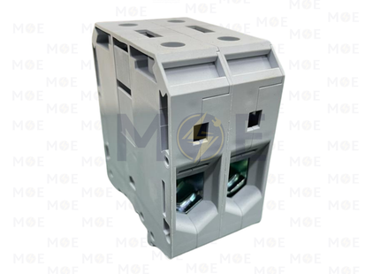 BLOX Rail Terminal Block Gray 70mm 192A | FJ70-Gr | جنكسيون سكة برغي رمادي
