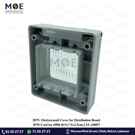 Elettrocanali Cover for Distribution Board IP55 Used for 6900 | EC-69057