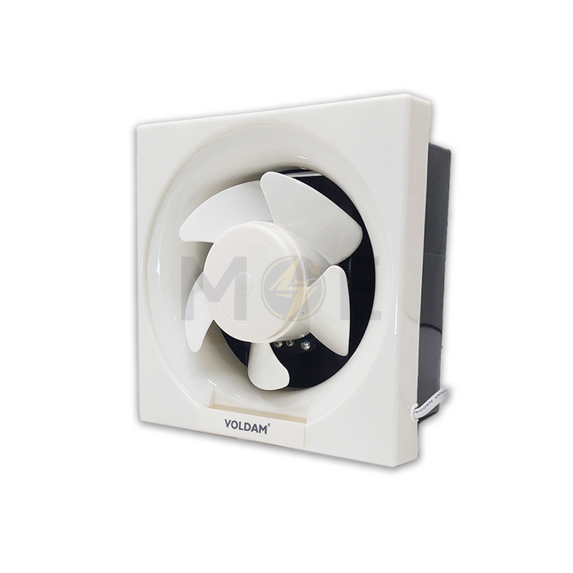 Voldam Axial Exhaust Fan Square (20cm / 8") 32W | VF-AK8 شفاط حمام بلاستيك مربع 