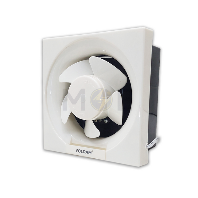 Voldam Axial Exhaust Fan Square (25cm / 10") 37W | VF-AK10 شفاط حمام بلاستيك مربع 