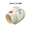 Voldam Mixed Flow In-Line Duct Fan (15cm 6") 65/80W |VF-IC6 شفاط ماسورة