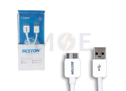 Beston Phone Charger Cable USB A to USB Micro B 3.0 1mt  | W116