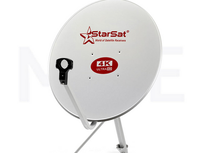 StarSat Satellite Dish Antenna TV - Receiver Dish - Parabolic Dish 65cm | Ku-65