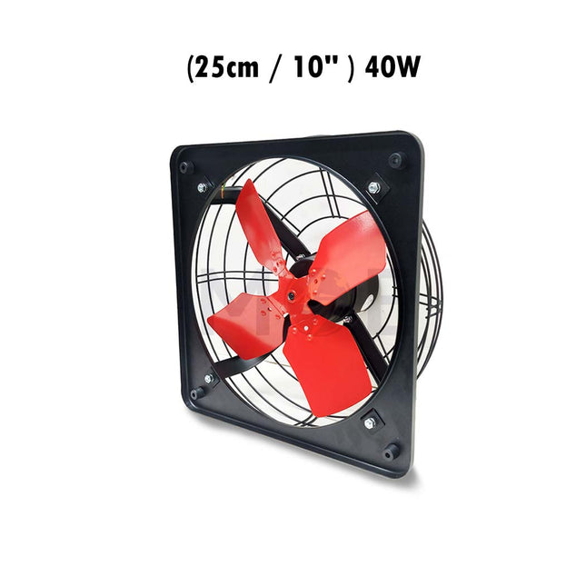 Orient Industrial Exhaust Fan with Grill Square (25cm / 10" ) 40W | FAD-25 شفاط حديد صناعي مع شبك