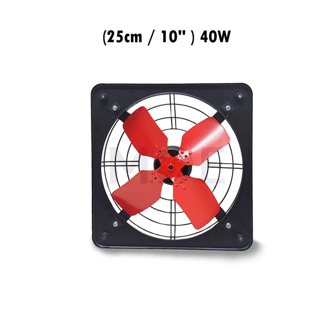 Orient Industrial Exhaust Fan with Grill Square (25cm / 10" ) 40W | FAD-25 شفاط حديد صناعي مع شبك