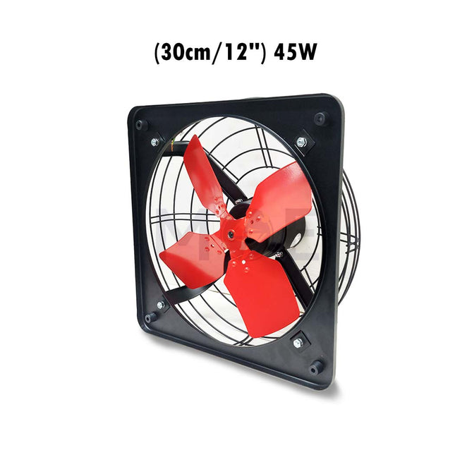 Orient Industrial Exhaust Fan with Grill Square  (30cm/12") 45W |FAD-30 شفاط حديد صناعي مع شبك
