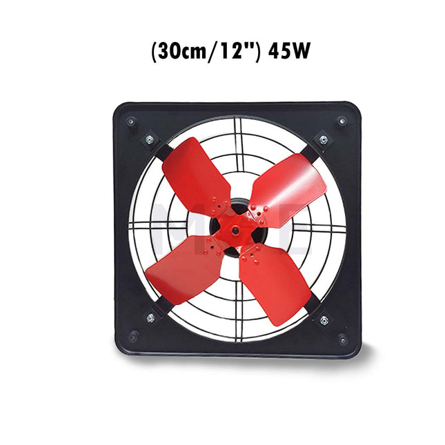 Orient Industrial Exhaust Fan with Grill Square  (30cm/12") 45W |FAD-30 شفاط حديد صناعي مع شبك