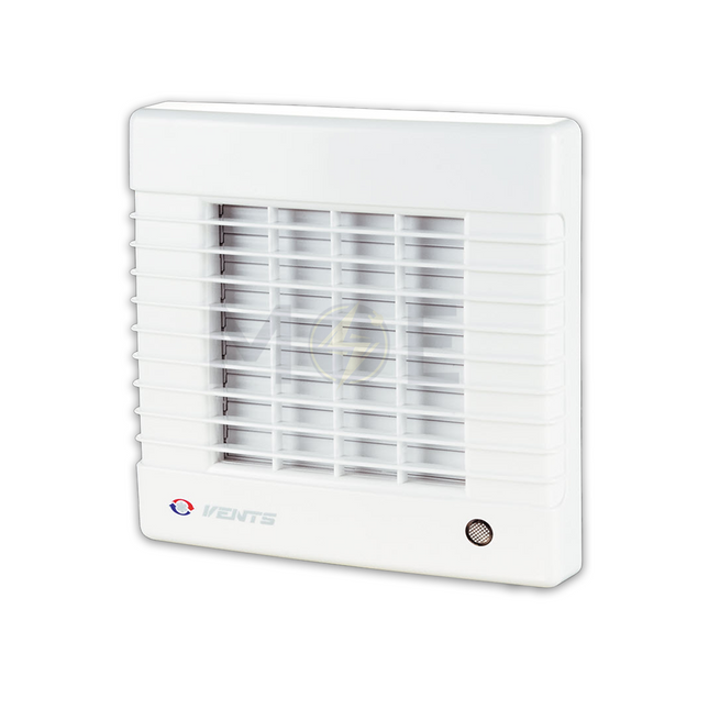 Vents Axial Exhaust Fan with Automatic Shutter Square (10cm / 4") 18W | 100 MA شفاط حمام بلاستيك مربع
