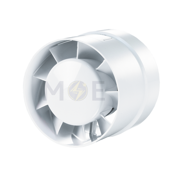 Vents Inline Duct Axial Exhaust Fan Round (15cm / 6") 24W | 150 VKO شفاط حمام بلاستيك مربع