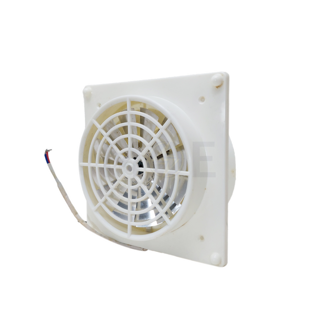 Feeders Axial Exhaust Fan Square Aluminum Blades (10cm / 4") 25W| ME/05 شفاط حمام بلاستيك مربع 