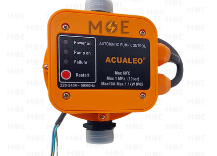 Acualeo Automatic Water Pump Controller 1.5-3.0 bar | DSK-8.3 | جهاز تحكم تلقائي في ضغط مضخة المياه/ اوتوماتيك طرمبة ضغط