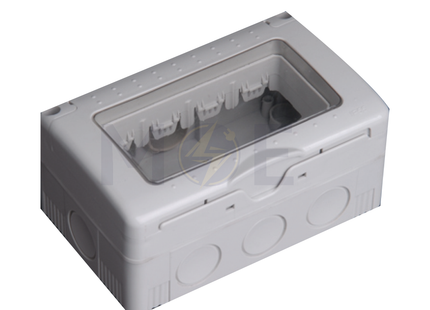 Lumitek IP55 Surface Mounting Box enclosure 4module | LK34004 | بوات ظاهر مطري