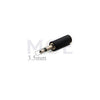 3.5mm Mono Male Jack Cable Mount Connector Bakelite فيشة ميكرو تلحيم دكر
