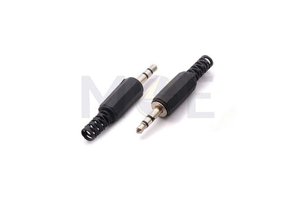 3.5mm Stereo Male Jack Cable Mount Connector فيشة ميكرو تلحيم دكر