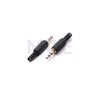3.5mm Stereo Male Jack Cable Mount Connector فيشة ميكرو تلحيم دكر