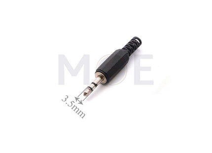 3.5mm Stereo Male Jack Cable Mount Connector فيشة ميكرو تلحيم دكر