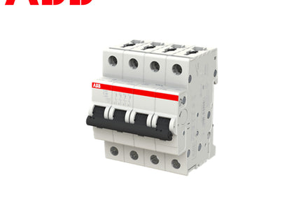 ABB MCB S204 C50 4P 6kA 50A | 2CDS254001R0504 | دجنتور كهرباء ثلاثة فاز مع نتر - قاطع كهربائي رباعي