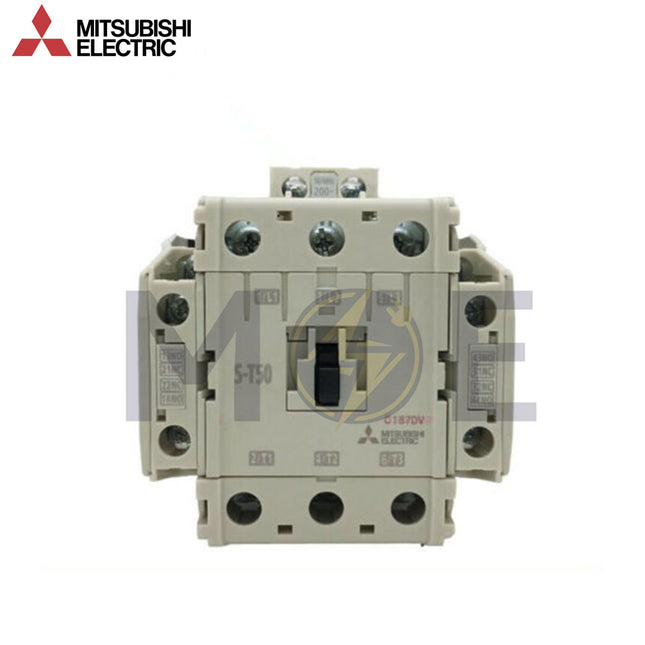 Mitsubishi ST50 AC-3P 2NO+2NC 55A (15kW) 220V | S-T50-55A | كونتكتور