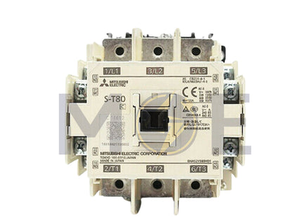 Mitsubishi ST80 AC-3P 2NO+2NC 55A (22kW) 220V | S-T80-55A | كونتكتور