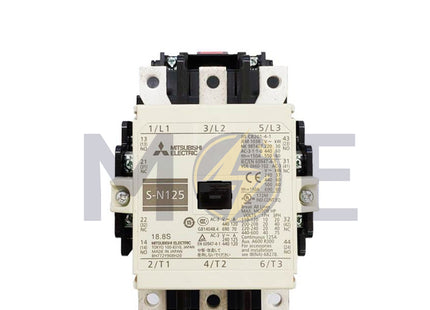Mitsubishi SN125 AC-3P 2NO+2NC 125A (37kW) 220V | S-N125-125A | كونتكتور