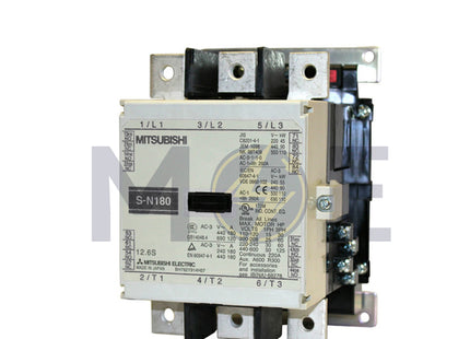 Mitsubishi SN180 AC-3P 2NO+2NC 180A (55kW) 220V | S-N180-180A | كونتكتور