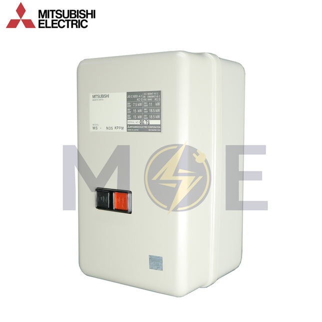 Mitsubishi MSN35 KPPMCG 29A (24-34A) 3P (18.5kW) 380V AC | MS-N35 KPPMCG-29A | كونتكتور بعلبة مع ترميك