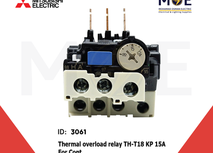 Mitsubishi Thermal Overload Relay TH-T18 KP 15A For Cont. ST20 12-18A | ترميك للكونتكتور