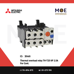 Mitsubishi Thermal Overload Relay TH-T25 KP 2.5A For Cont. ST21/25/35/50 2-3A | ترميك للكونتكتور