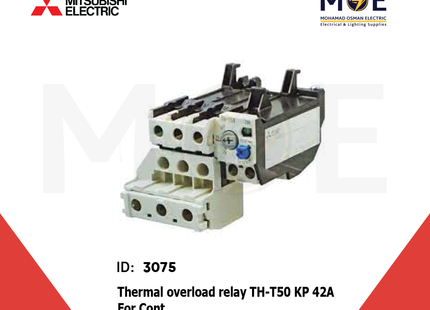 Mitsubishi Thermal Overload Relay TH-T50 KP 42A For Cont. ST50 34-50A | ترميك للكونتكتور