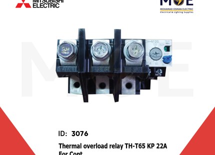 Mitsubishi Thermal Overload Relay TH-T65 KP 22A For Cont. ST65/80/100 18-26A | ترميك للكونتكتور