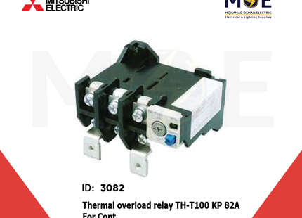 Mitsubishi Thermal Overload Relay TH-T100 KP 82A For Cont. ST80/100 65-100A | ترميك للكونتكتور