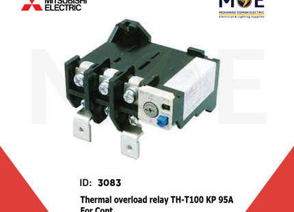 Mitsubishi Thermal Overload Relay TH-T100 KP 95A For Cont. ST100 85-105A | ترميك للكونتكتور