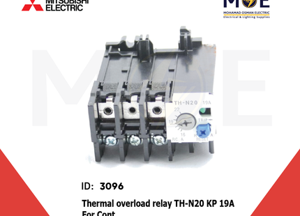 Mitsubishi Thermal Overload Relay TH-N20 KP 19A For Cont. SN25/35 16-22A | ترميك للكونتكتور