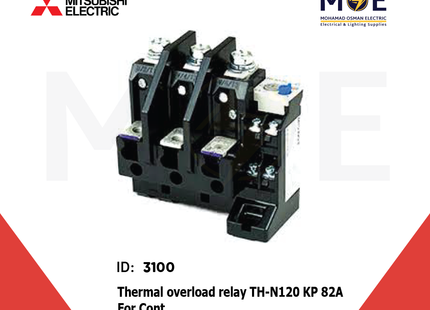 Mitsubishi Thermal Overload Relay TH-N120 KP 82A For Cont. SN125/150 65-100A | ترميك للكونتكتور