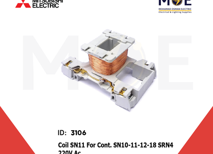 Mitsubishi Coil SN11 For Contactor SN10/11/12/18 SRN4 220V AC | S-N 11 | بوبين كونتكتور